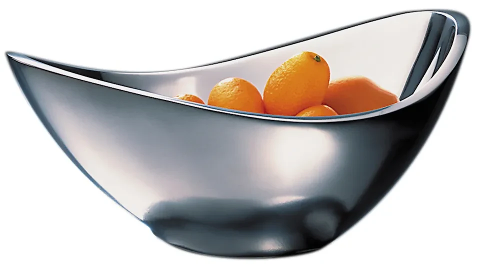 Saliera E Pepe Nambé – Design Karim Rashid, Lega Metallica Lucidata, 12.7 Cm – Eleganza Moderna Per La Tavola