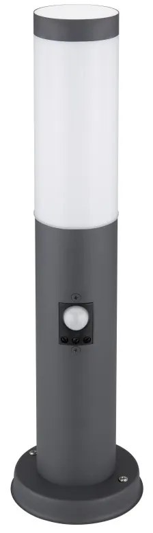 Stalp, lampa pentru exterior design modern cu senzor de miscare, IP44 BOSTON antracit 3158AS GL