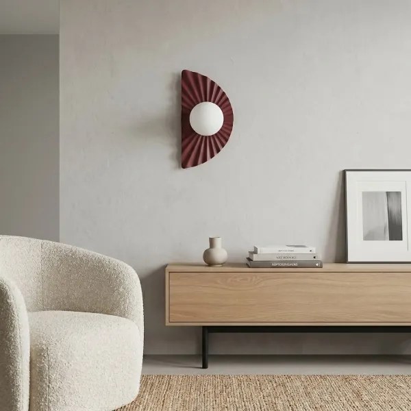 Aplica de perete FLORA 1xG9/8W/230V roșie
