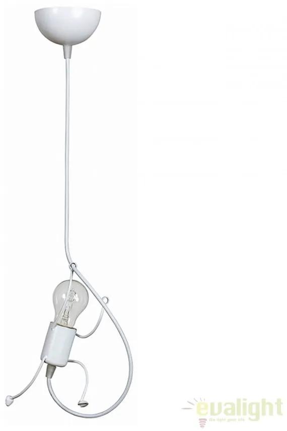 Pendul design modern minimalist BOBI I alb 538/1 EMB