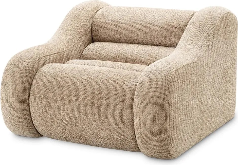 Fotoliu design LUX Carbone, Lyssa sand