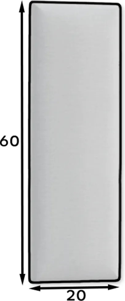 Panou lemn masiv tapițat Upholstered panel Quadratta 60x20 - Monolith 84