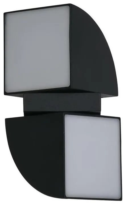 Searchlight 36150BK - Aplică LED de exterior DAKOTA 2xLED/4W/230V IP44