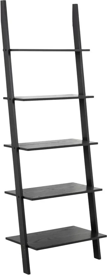 Bibliotecă de perete Actona Writex, înălțime 183 cm, negru