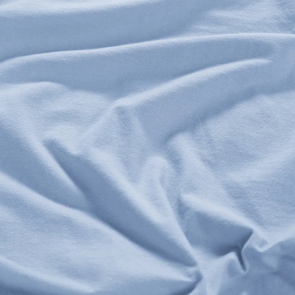 4Home jersey sheet Luxury blue , 180 x 200 cm, 180 x 200 cm