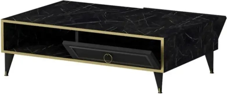 Masa cafea cu spatii depozitare Vals Homs 90 x 60 cm