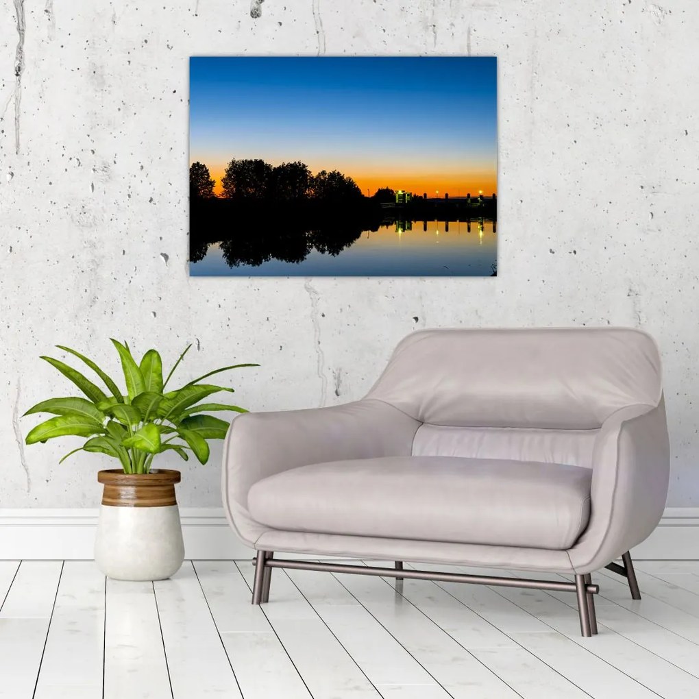 Tablou cu apus de soare (70x50 cm)