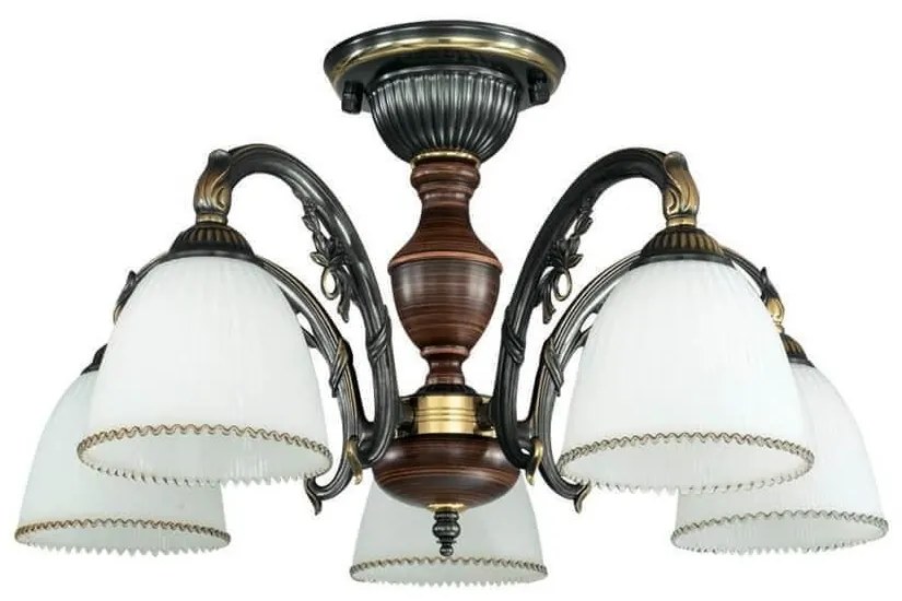 Lustra rustica aplicata cu 5 brate design italian 3800