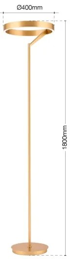 Orion - Lampadar LED dimabil KOLK LED/40W/230V 2700/4000K auriu