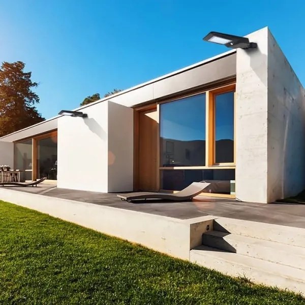 Lampă stradală solară LED cu senzor, 40W, 9,6V, IP65, 4000K + telecomandă