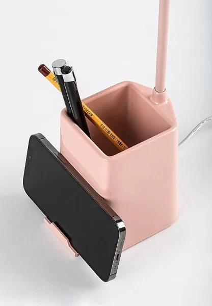 Lampă LED dimabilă de masă Rabalux 74245 ARVID LED/6W/230V 5000K roz