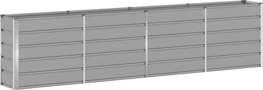 vidaXL Jardinieră Gri deschis 160 x 40 x 75 cm Oțel