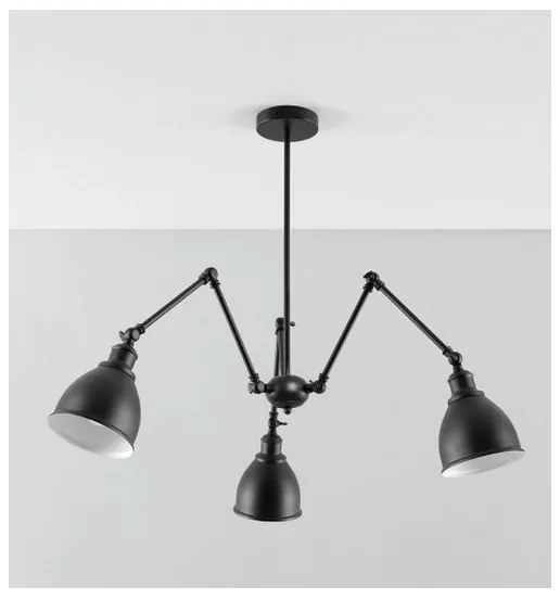 Lustră pe tijă STARK SHADE 3xE27/60W/230V