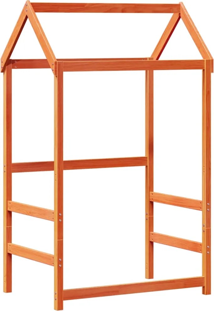 vidaXL Acoperiș pat de copii, 98x70x176,5 cm, lemn masiv de pin