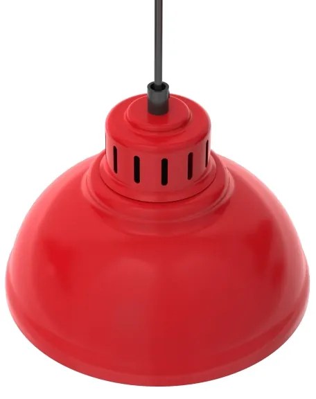 Lustră pe cablu SVEN 4xE27/15W/230V roșie