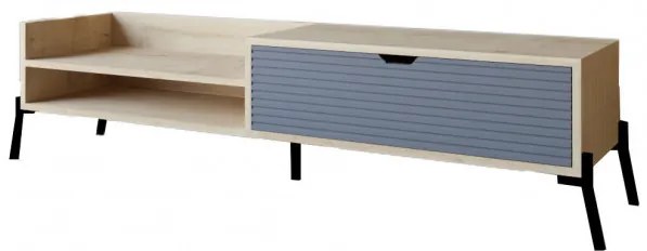 Comoda TV Trezza - Sapphire Oak, Antracite