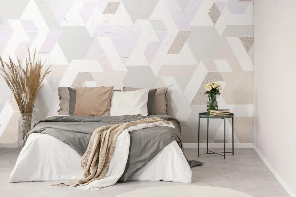 Tapet modele de puzzle pastelate