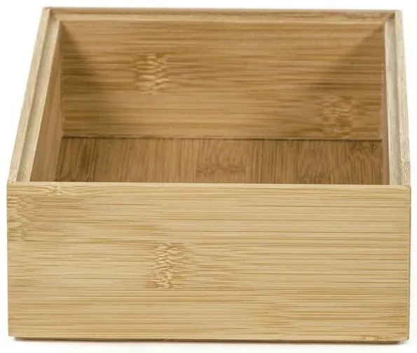 Organizator Compactor Bamboo Box, 22,5 x 15 x 6,5 cm, lemn natural