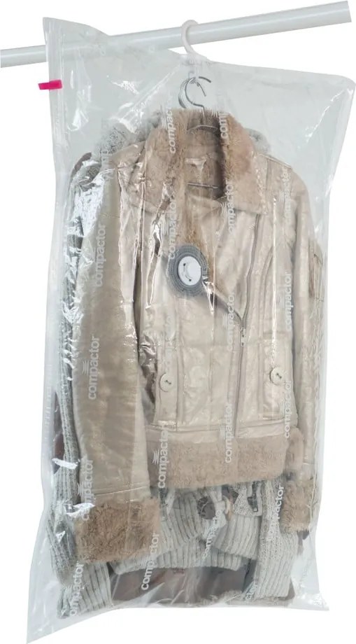 Husă cu vacuum pentru îmbrăcăminte Compactor Espace, lungime 105 cm