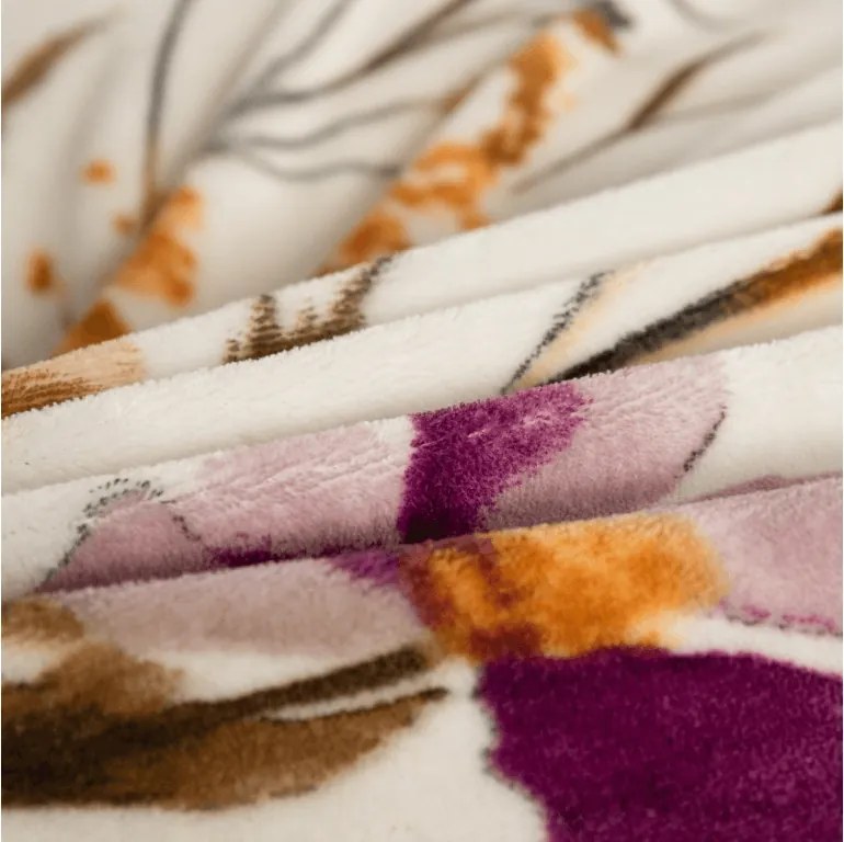 Lenjerie cocolino DUO SENSE MEADOWA colorata microplus/flanel Dimensiune lenjerie de pat: 70 x 90 cm | 140 x 200 cm