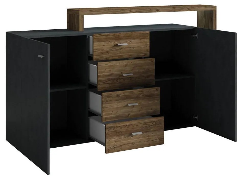 Comodă Bilsby Typ 27 (molid + gri). 1030342