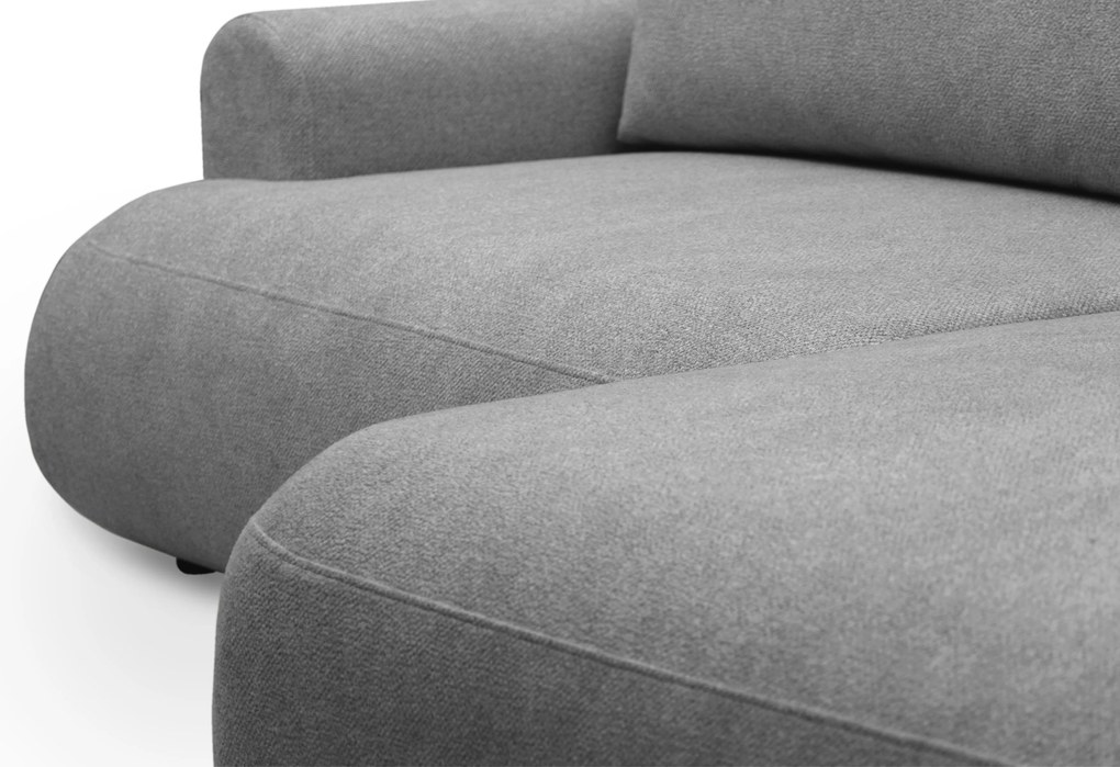 Colțar extensibil cu funcție de dormit Lotulis Mini dreapta - gri material hidrofob Blur 18