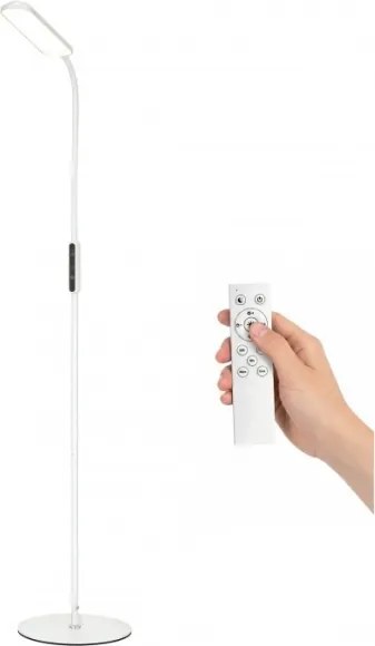 Lampă de podea LED reglabilă TEILO LED/10W/230V 3000/4000/6500K albă + telecomandă