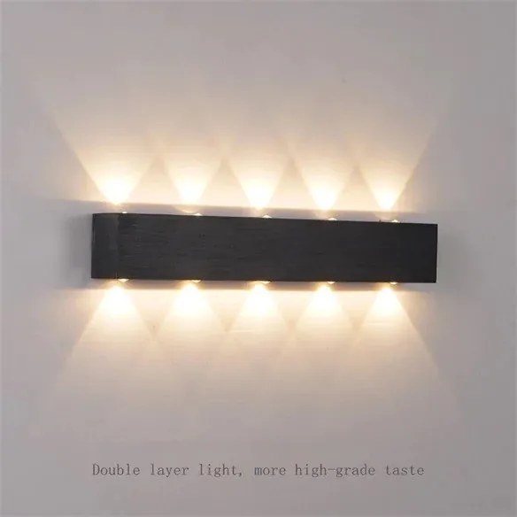 Aplica Led, Elit's, 15W+14W, Negru