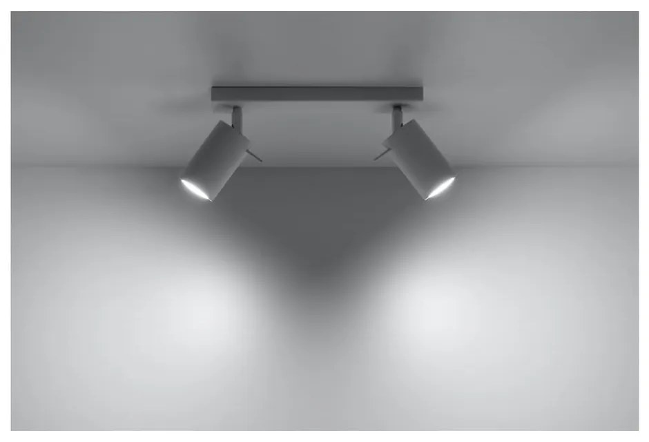 Plafonieră Sollux Etna, alb