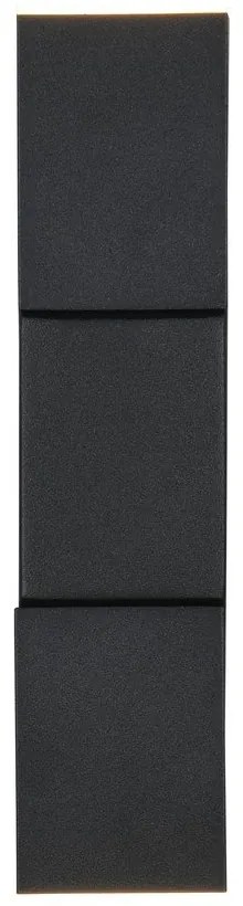 Aplică de perete negru-mat LED Raglan – Trio