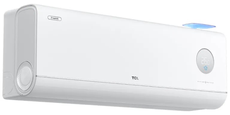 Aparat de aer condiționat inverter TCL FreshIN 3.0 TAC-12CHSD/FCI, 12000 BTU, 40 m², A+++, Wi-Fi, Control vocal, Functii inteligente, Super Turbo Start, iFeel, FreshIN+, ECO, Alb