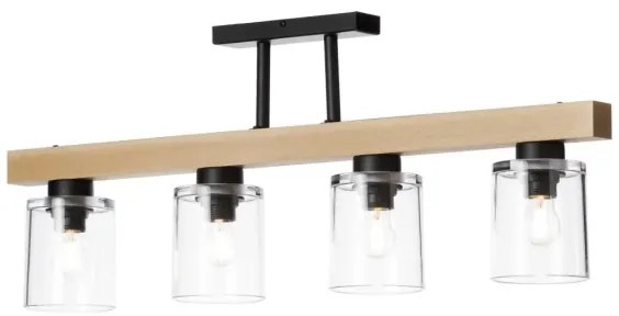 Lustră aplicată RUSTIC RADIANCE 4xE27/60W/230V