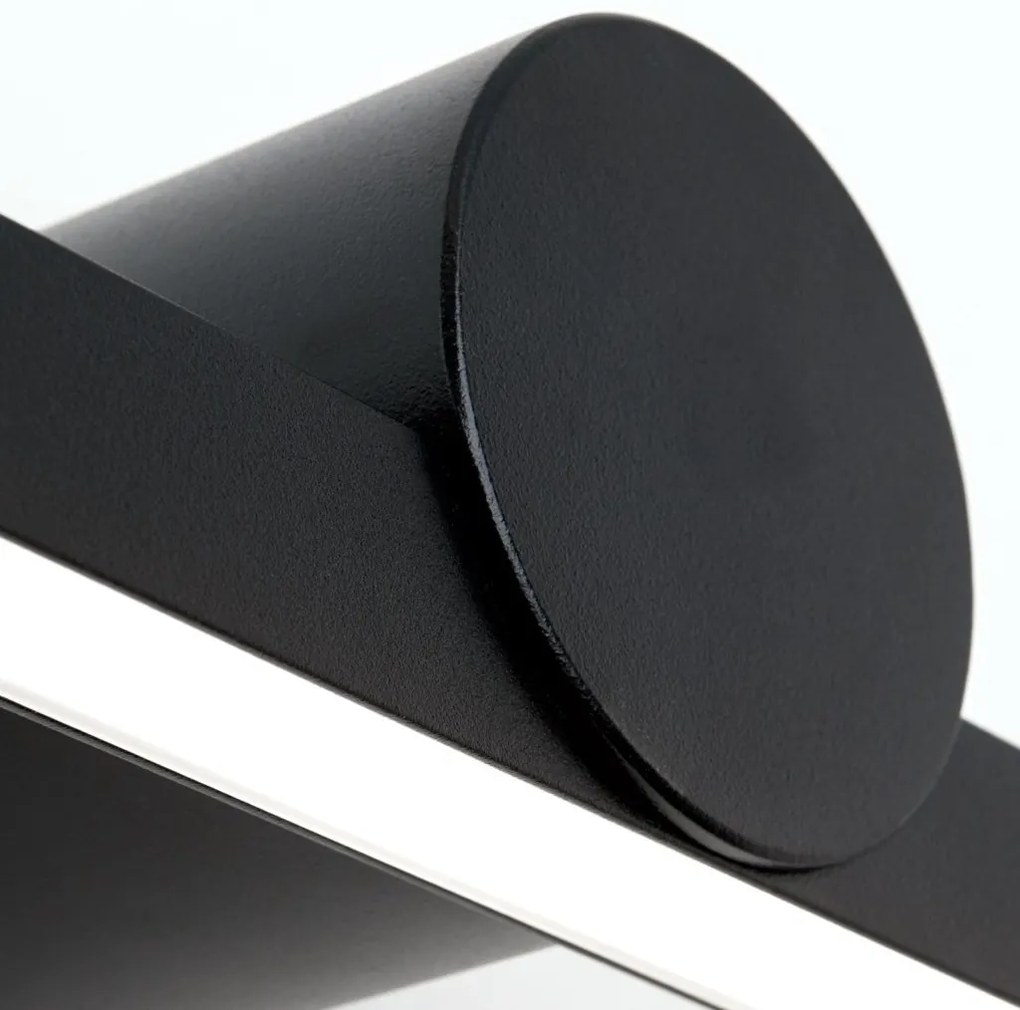 Aplica LED pentru baie moderna IP54 BEAUTY L-61cm negru