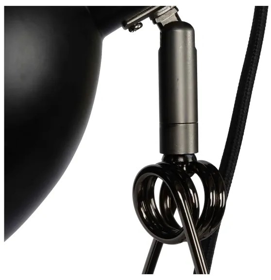 Lampă cu clemă Lucide 45987/01/30 MOYS 1xE27/40W/230V negru