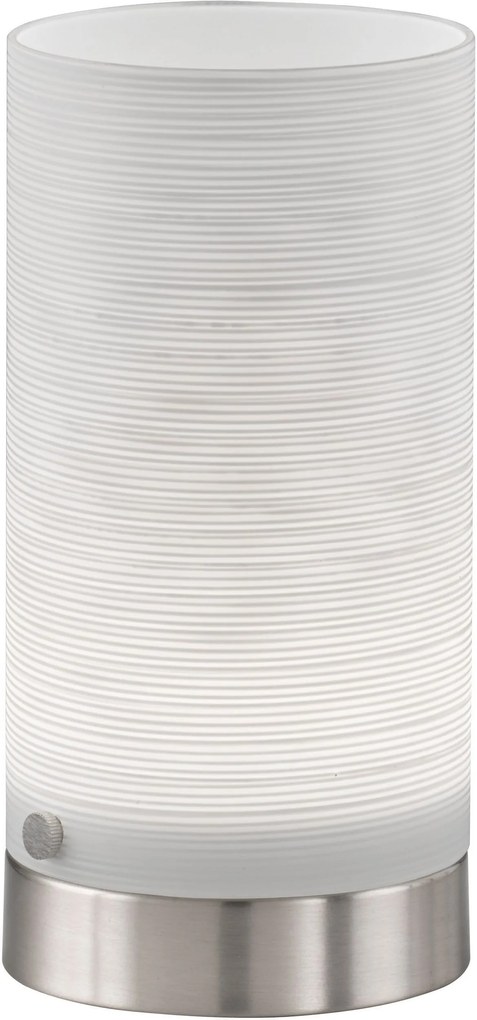 Lampa de masa Lou nichel 10/20 cm