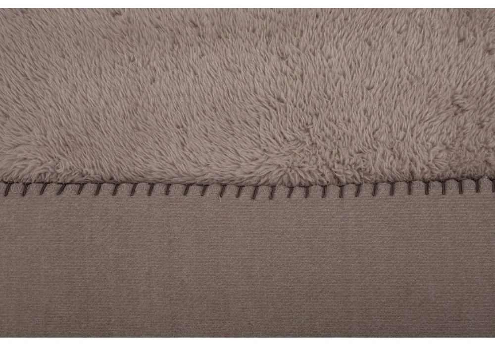 Pătură taupe din micropluș/cocolino 150x200 cm Tomo – Tiseco Home Studio