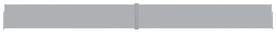 Copertină laterală retractabilă de terasă antracit 140x1200 cm