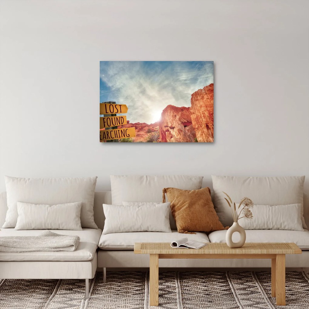 Tablou unui indicator cu inscripție (70x50 cm)