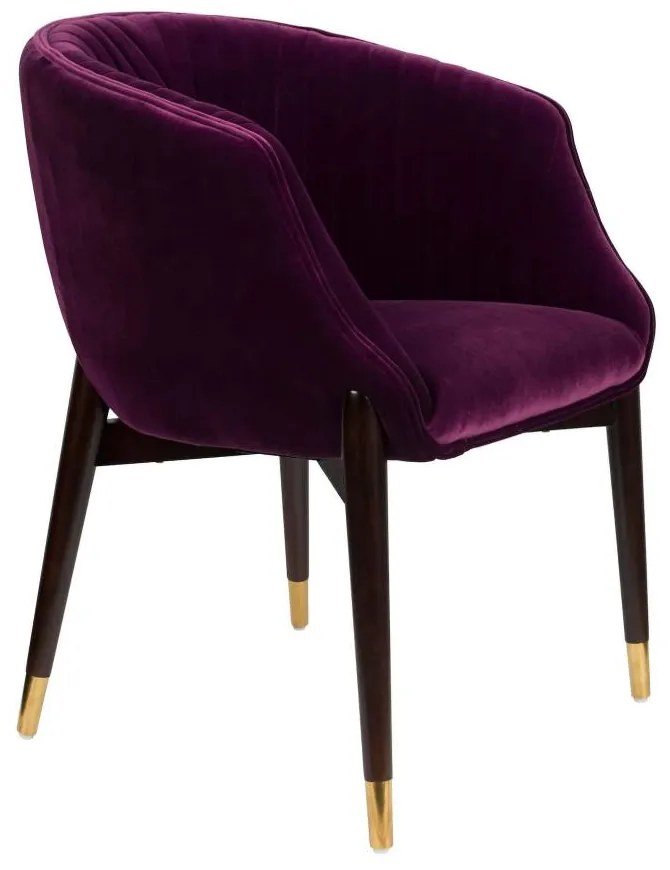 Scaun dining catifea violet Dolly