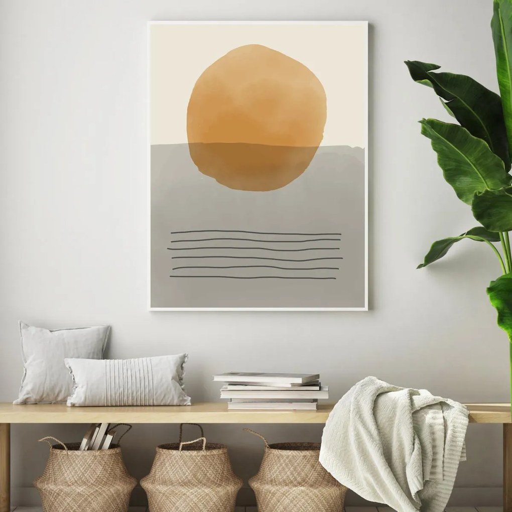 Poster - Abstracție pictată (A4)