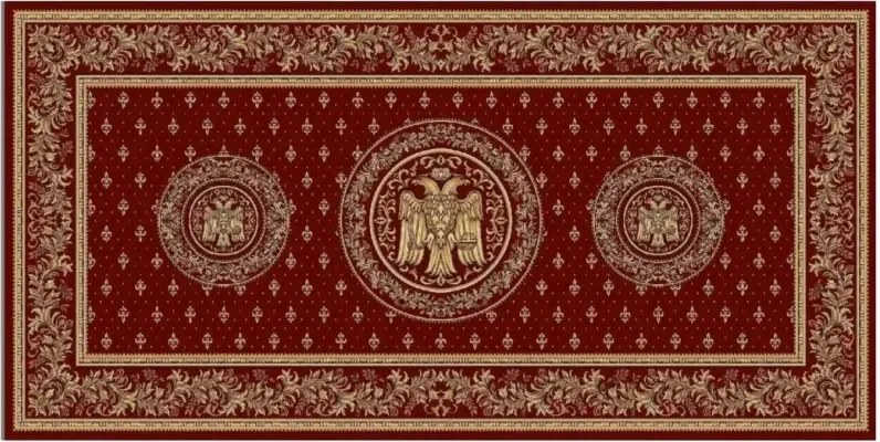 Covor Lotus 15077-210 grena Selectează mărime: 150 X 400