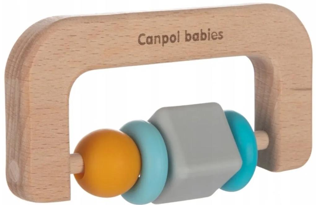 Canpol babies Dentisor din lemn a văzut- natural