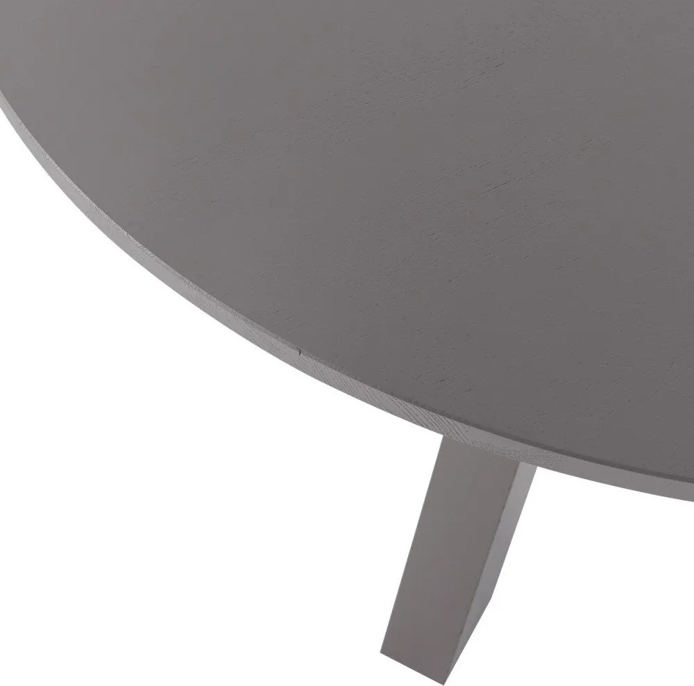 Masă de dining rotundă din lemn de stejar ø 129 cm Rhonda – WOOOD