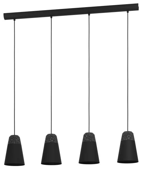 Eglo 99545 - Candelabru suspendat pe cablu CANTERRAS 4xE27/40W/230V