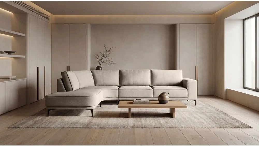 Colțar bej (colț pe partea stângă ) Copenhagen – Scandic