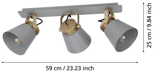 Spot TWICKEN 3xE27/40W/230V Eglo 43837