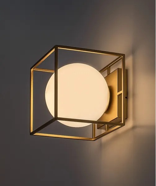 Rabalux 75070 - Aplică de perete pentru exterior MODANE, 1xE14/15W/230V, IP44, aurie