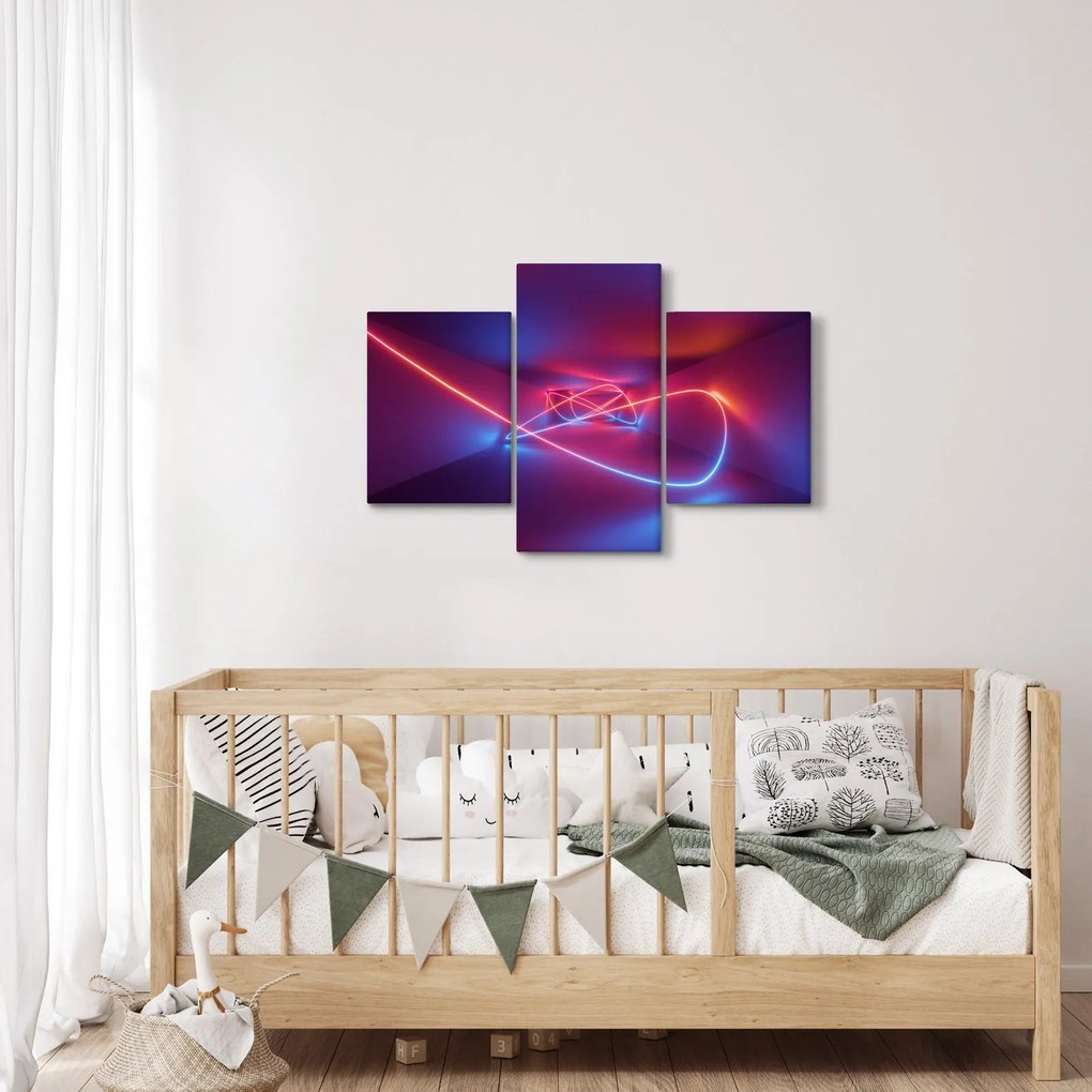 Tablou cu abstracție modernă (90x60 cm)