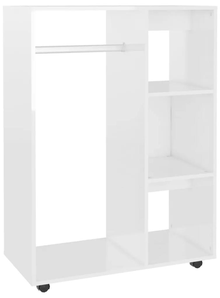 Sifonier, alb extralucios, 80x40x110 cm, PAL Alb foarte lucios, 1