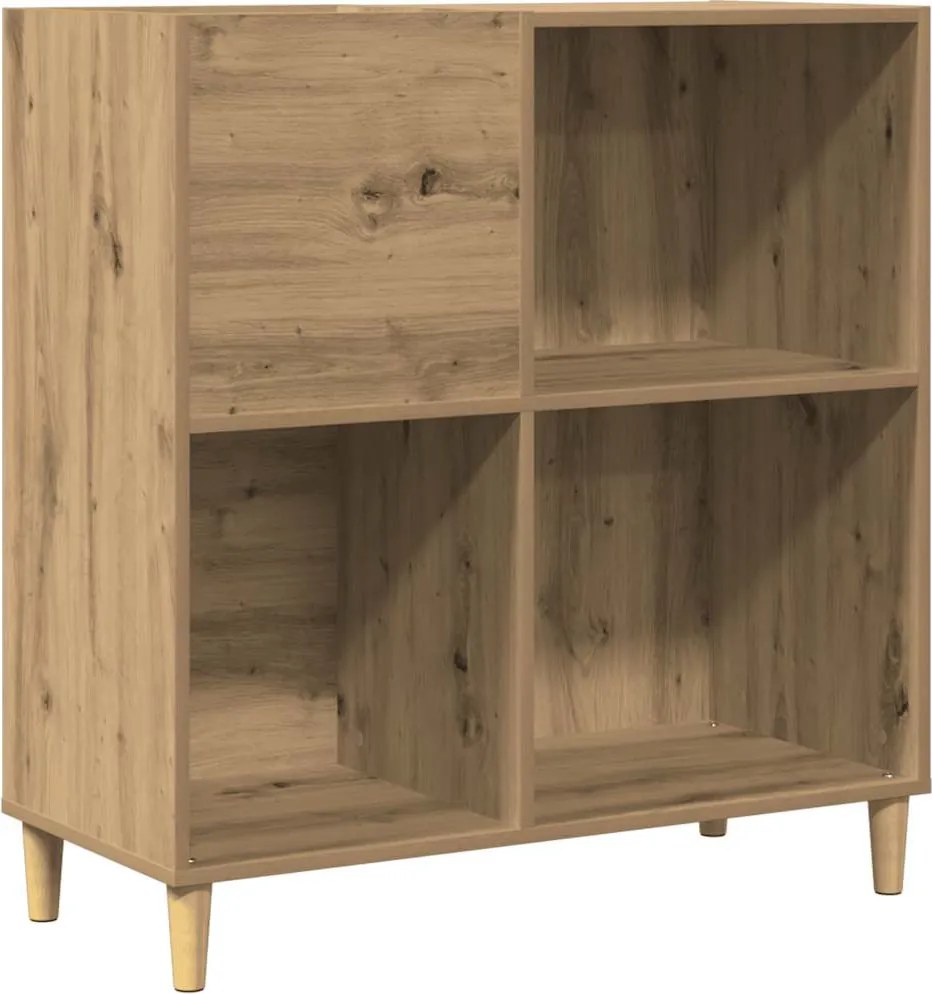 vidaXL Dulap discuri stejar artizanal 84,5x38x89 cm lemn prelucrat